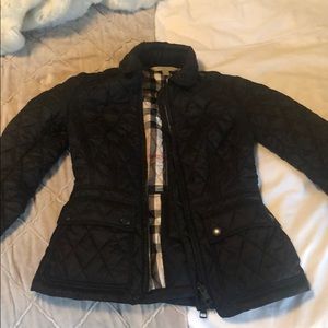 BURBERRY BRIT SIZE XS BLACK COAT